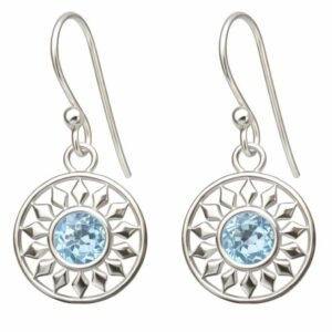 Blue Topaz Earring RJRE631B
