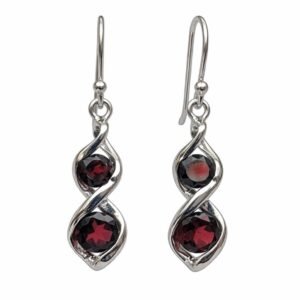Garnet Earring RJRE-PKT51