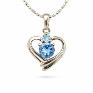 Blue Topaz Pendant RJPEN-PKT38A