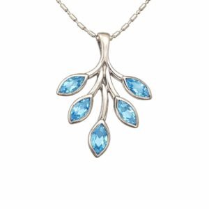 Blue Topaz Pendant RJRN-PKT50-1C